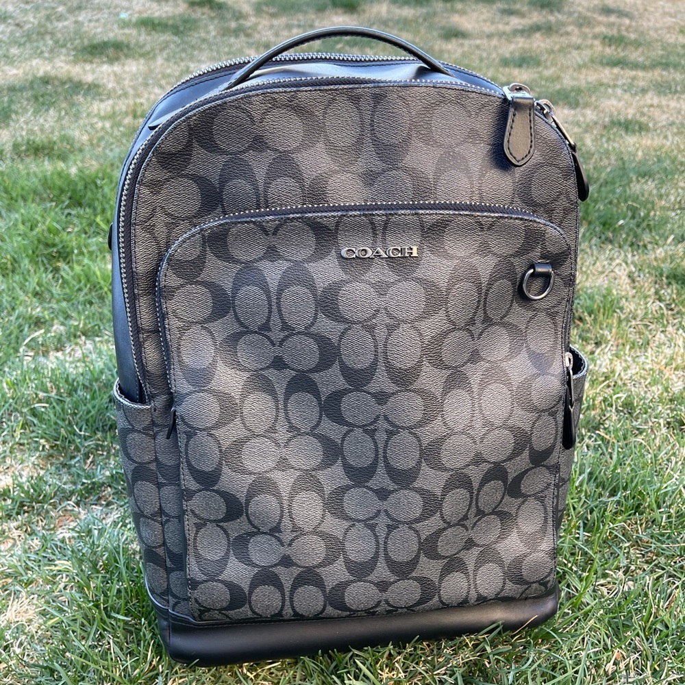 Black Coach backpack
